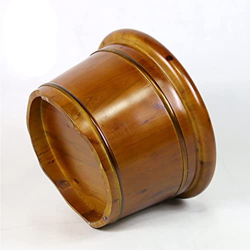 Tina de spa para pies de madera maciza de roble miniatura 5