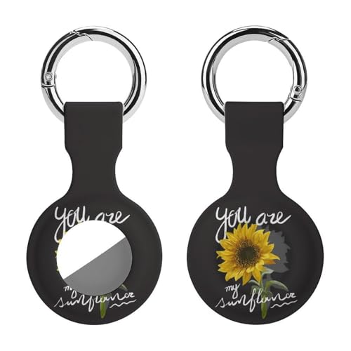 AirTag �P�[�X �G�A�^�O�L�[�z���_�[ You Are My Sunflowers �Ђ܂�� �C�G���[ �G�A�^�O�J�o�[ ���^ �y�� �ϏՌ� �����h�~ �ϋv�� �g�ѕ֗� �����h�~ �q����p�̃��P�[�^�[ GPS�y�b�g�g���b�J�[