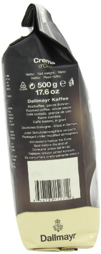 Dallmayr Crema D'oro Whole Bean Coffee, 17.6 Ounce (Pack Of 2) #TOP3
