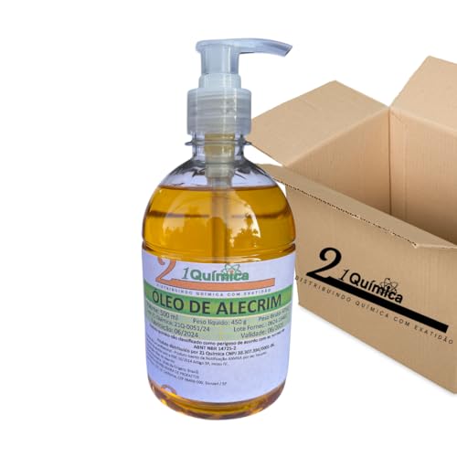 Óleo de Alecrim 500ml para Crescimento Capilar – 100% Puro