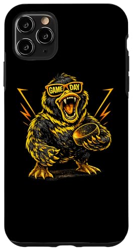 Funny Hockey Duck Game Day Vintage Shirt Fans �X�}�z�P�[�X iPhone 11 Pro Max �p
