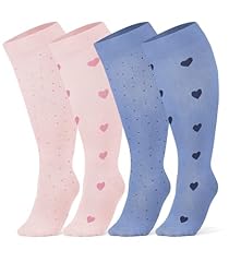 4pair-09 Dot/Heart Pink/Blue/Pink/Blue