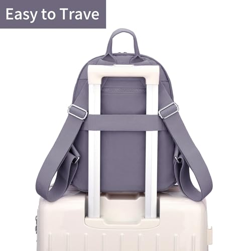 Image of Tanweibago Mini Nylon Women Backpacks,11L Small Ladies backpacks Casual Lightweight Women Shopping Travel Daypack (Grey)