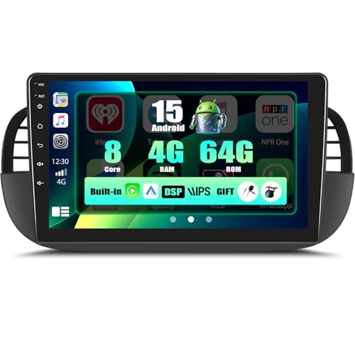 Mettez fin aux bugs avec cet Autoradio Android 15 Fluide 8 Coeurs pour Fiat 500 Vintage