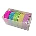 Produktbild Kolylong® 5X Dekorative Regenbogen Klebeband Papier Washi Masking Tape Klebeband DIY Bunt Tapes (ca. 5m Lotal Länge * 1.5cmBreite)