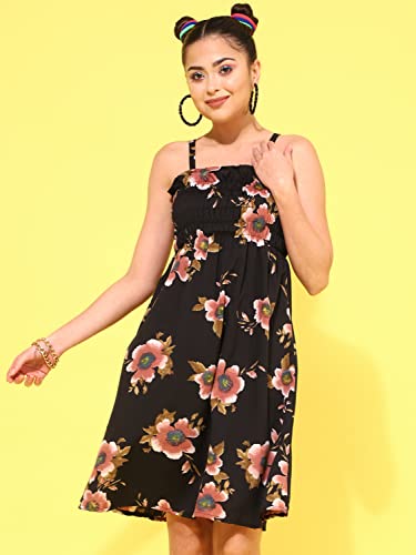 Image of OOMPH! Women's Crepe A-Line Knee-Length Dress Pack of 1