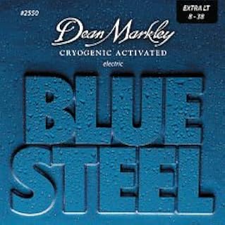 Dean Markley 2550 Blue Steel 8-38 extra light electric guitar strings (2 PACKS)