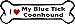 Imagine This Bone Car Magnet, I Love My Blue Tick Coonhound, 2-Inch by 7-Inch