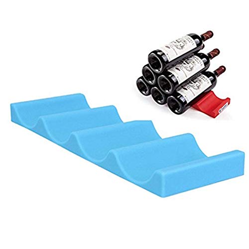 Schneespitze 2 Stuks Plastic Wijnfles Display Stapelen Mat Keukenkast Koelkast Opslagrek Wijnfles Stapelaar Cola Kan… - Image 5