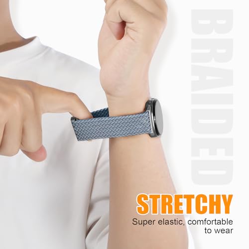 Image of BXUXOHS Magnetic Nylon Bands for Samsung Galaxy Watch 8 Band /Galaxy Watch 8 Classic,Braided Elastic Fabric No Gap Sport Strap for Galaxy Watch 8 /8 Classic 40mm 44mm 46mm men /women