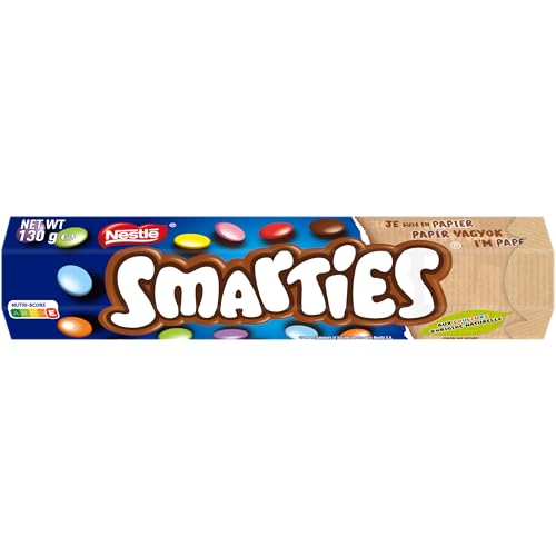 Smarties - Bonbons Chocolatés - Tube géant de 130g