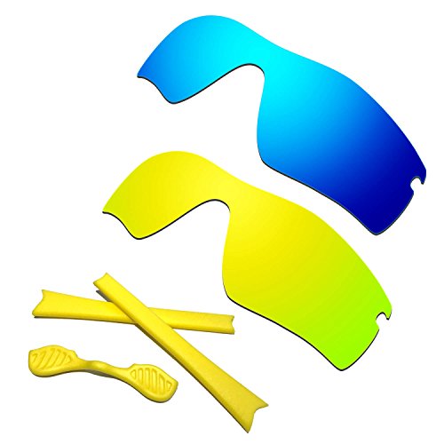 Verres de remplacement polarisés anti-reflet et kit caoutchouc pour Radar Path