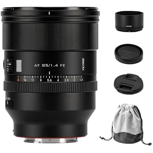 VILTROX 85mm F1.4 Pro FE, AF 85mm f/1.4 E Camera Lens for Sony