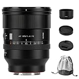 VILTROX 85mm F1.4 Pro FE, AF 85mm f/1.4 Full Frame Auto Focus Camera Lens for Sony E-Mount Mirrorless Cameras a7 a7II a7III a7R a7RII a7RIII a7RIV a7S a7SII a9 a7C