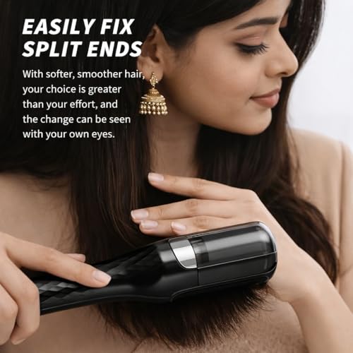 Image of Split Ends Remover Machine for Hair, Cordless Tool for Smooth Healthy Results at Home, Easy to Use, Safe for All Types, Portable Design, Rechargeable for Daily Care and Styling use everyday