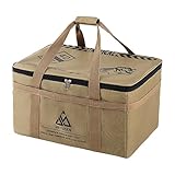 Camping Storage Box - 42L Folding Large Capacity Waterproof Bag - Camping Storage Accessories - for Cooking Food Dishes Grill Tent Clothes Book Gear Equipment Tool Travel Hiking Outdoor Hunting Car