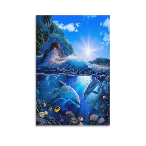 NX`EbZ G TSC̒Ԃ̃CJ|X^[ ǃA[g vg rO Q _CjO[ oX[ z[24x36inch(60x90cm)