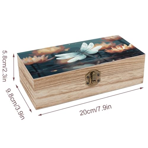 Boîte en bois libellule de haute qualité pour la protection de vos objets artisanaux - 3