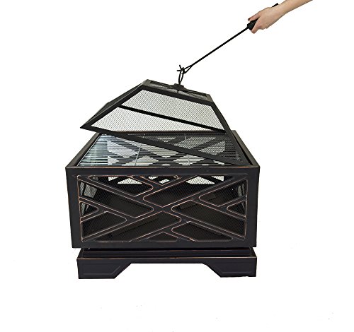 Pleasant Hearth Martin Extra Deep Wood Burning Fire Pit, 26-Inch #TOP1