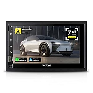 NEOTONE NDX-360A | 2DIN Autoradio mit Android 10.0 Q | Navitel Navigation mit Europakarten + Lifetime Update | CarPlay…