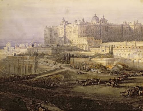 Impression Sur Toile le Royal Palace Madrid Poster Salon Peinture 60x90cm