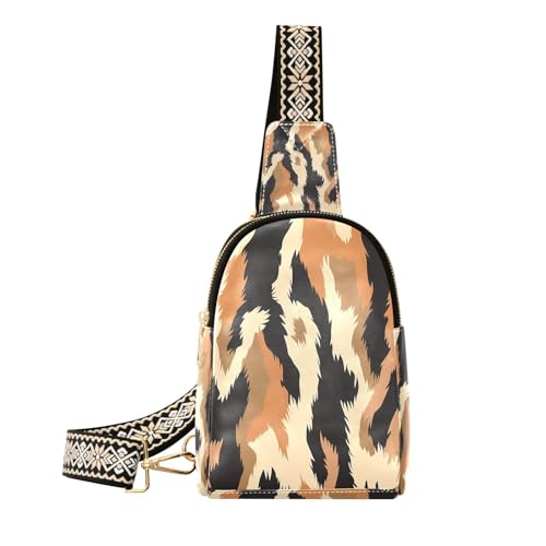 Imprimé fourrure d'animal tendance marron pour décoration chic