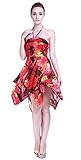 Gypsy Dress Hawaiian Dress Luau Dress Fairy Dress in Red Sunset