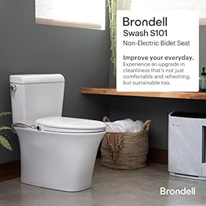   Brondell-Bidet-Toilet-Seat-Non-Electric-Swash-Seat-Fits-Round-Toilets-White--Dual-Nozzle-System-Ambient-Water-Temperature--Bidet-with-Easy-Installation