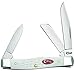 Case Medium White Stockman with Sheepfoot Blade Pocket Knife