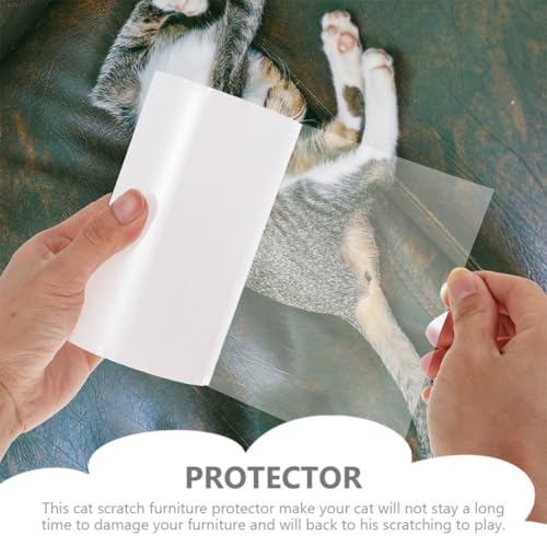 Protector de sofá contra arañazos de gato en rollos de PVC 4