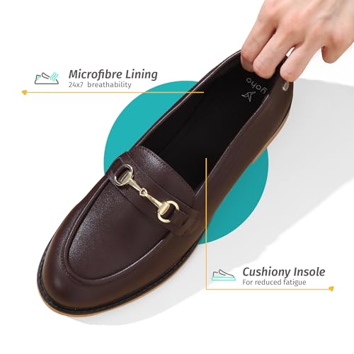 Image of YOHO Bliss Loafers for Women | Comfortable & Stylish Bellies | Fashion Moccasins with Footpharma Footbed | Slip-on for Casual & Formal Wear | 003
