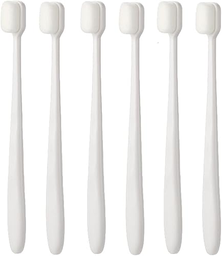 6 cepillos de dientes extra suaves para dientes sensibles, cepillo de dientes de limpieza profunda, cepillo de dientes manual, buen efecto de