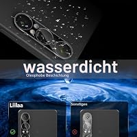 LiiLaa Kamera Schutzfolie für Sony Xperia 1 VII, 3 Stück Kameraschutz 9H Härte Kamera Glas Folie Anti-Kratzen Linse Schutzglas - Schwarz – Ansicht 5