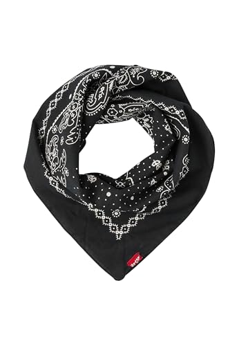 Levis Paisley Bandana, Châle pour homme, Noir (Noir Regular Black), Taille Unique