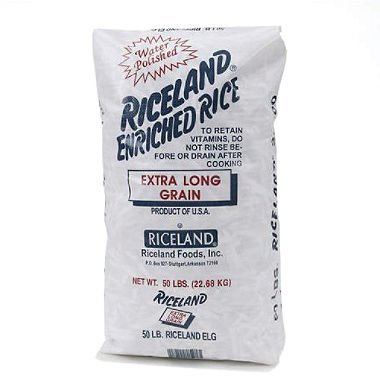 Riceland Extra Long Grain Rice - 50 lbs. - CASE PACK OF 2