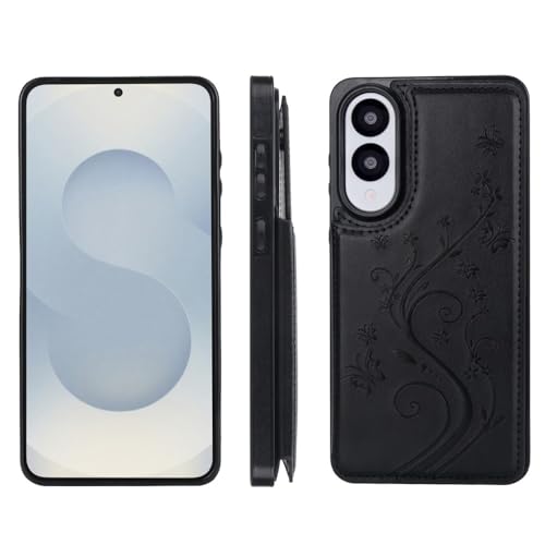 �W�F�l���b�N Samsung Galaxy A35 5G (�J���[: �u���b�N) ���U�[�E�H���b�g �n�[�h�V���R���o�b�N �t���b�v�P�[�X �X�^�C���b�V���ȃp�^�[��