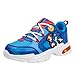 Sonic The Hedgehog Chunky Mid Top Sneakers for Youths, Blue, Size 1 Big Kid