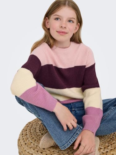 Miniatura 6 de ONLY Knitted Pullover Striped Knitted Pullover