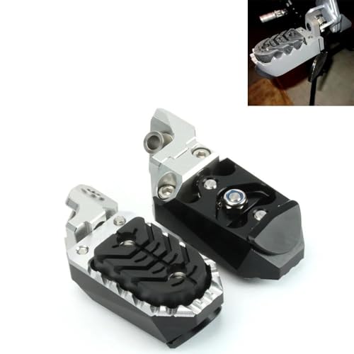 Repose-pieds rotatifs R1250GS à grip maximal pour une stabilité optimale sous la pluie