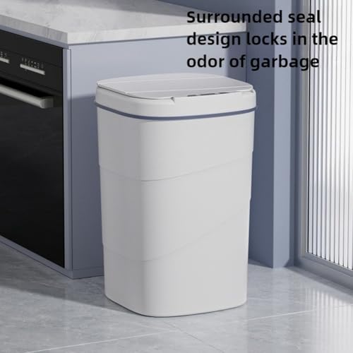 Basurero inteligente con sensor infrarrojo automático para baño y cocina 7