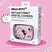 Hello Kitty Instant Print Kids Digital Camera & Video Camcorder with Selfie Camera by Kidamento, Scavenger Hunt Momento Book, 32GB Memory Card - Model P Hello Kitty