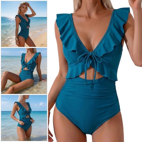 Maillot de bain une pièce anti-déformation et résistant au chlore en nylon élastique