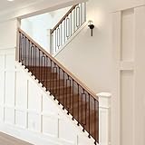 Treppenschutznetz 75 x 1200 cm Langlebiger, Ohne Bohren, mit Nylonseil Langer Schnallenriemen, Sicherheitsnetz Kinder, Treppen Schutznetz für Babys Und Haustiere, Braun