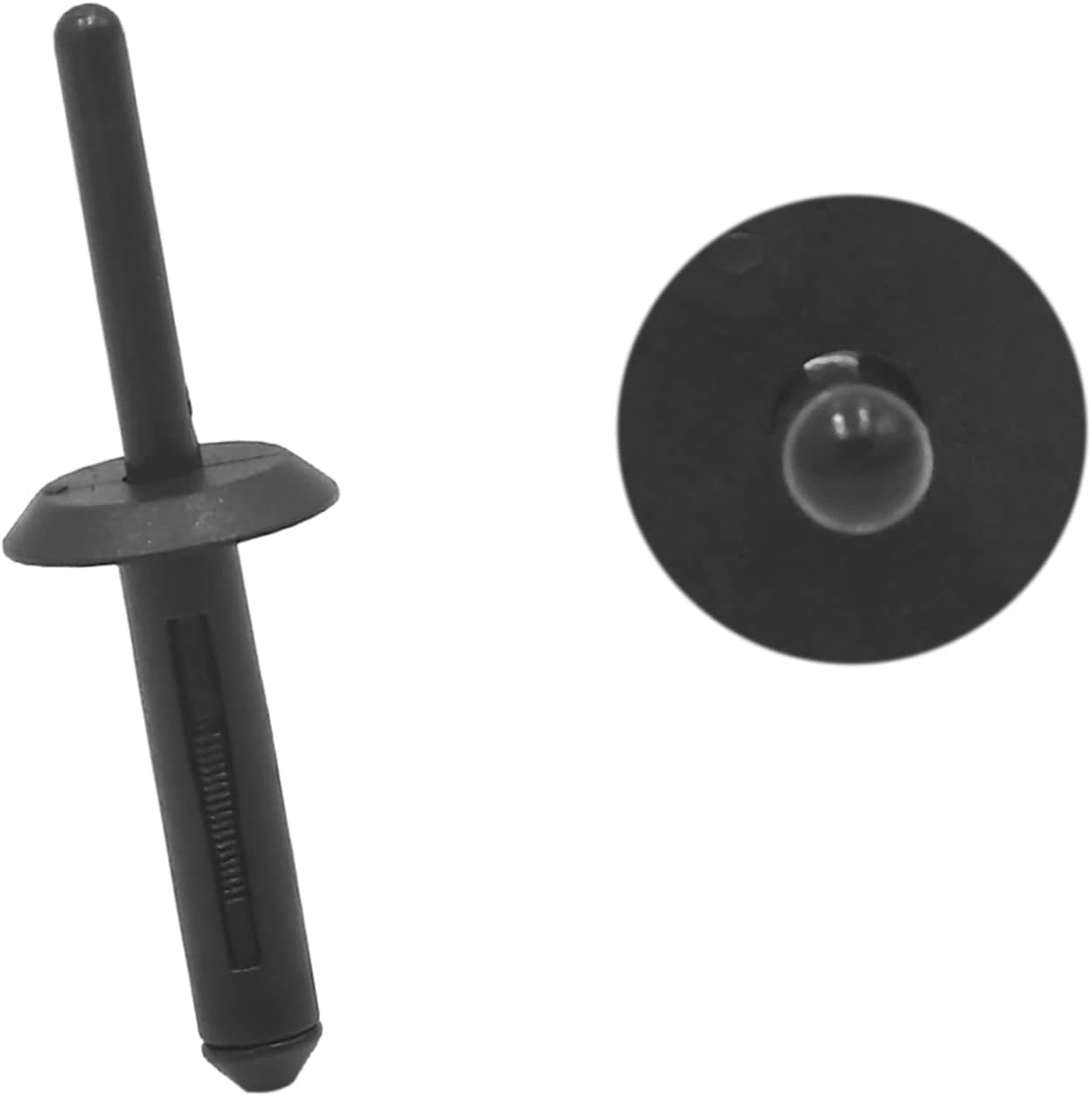 Rivetti In Plastica Per Auto - Set Da 50 Pezzi - Per Fori 9mm - Grigio - Foto 10