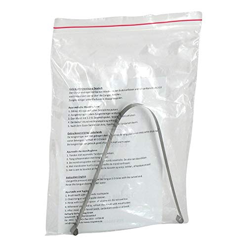 Preisvergleich Produktbild Zungenschaber Edelstahl Rostfrei