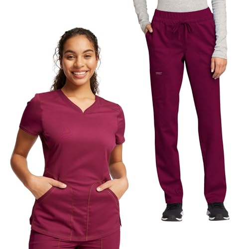 Ensemble d'infirmière Cherokee bordeaux WW601 WW105