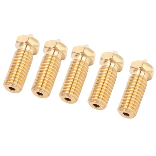 YWBL-WH 0.4mm Hot End Nozzle, Brass Nozzle Replacement Kit for 3D Printers, CNC Produced, with PLA ABS PETG TPE TPU PC, 
