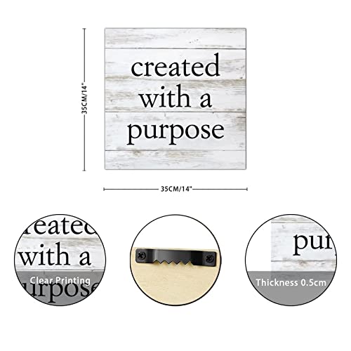 Plaque murale inspirante en bois pour chambre apportant sérénité et douceur - 3
