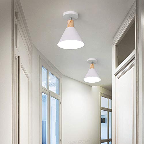 Luz de comedor de arte para renovar techos con madera y hierro resistente 5
