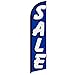 Infinity Republic - Sale (Blue) Windless Full Sleeve Banner Swooper Flag - Perfect for Businesses, Dealerships, Car Lots, Furniture Stores, etc!
